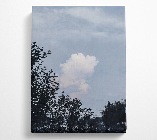  A Canvas Print of Blue Sky Cumulus Canvas Wall Art
