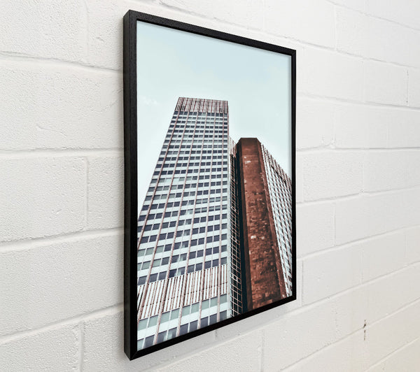Brown Brick Skyscrapers