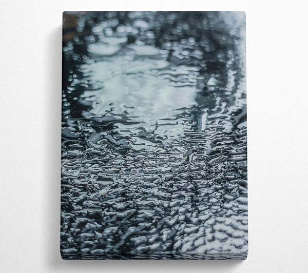  A Canvas Print of Silver Water Reflections Canvas Art