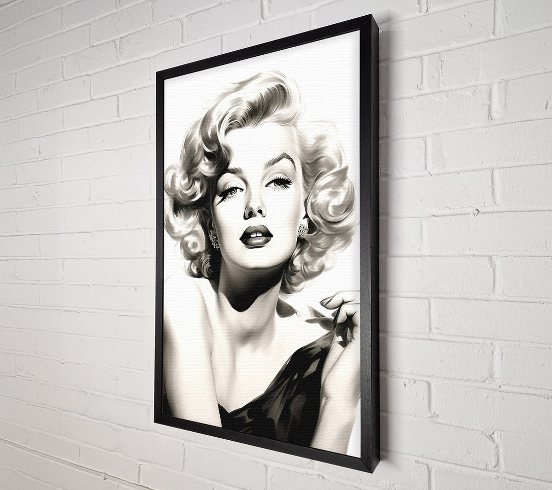  A Canvas Print of Monroe Beauty Canvas Art