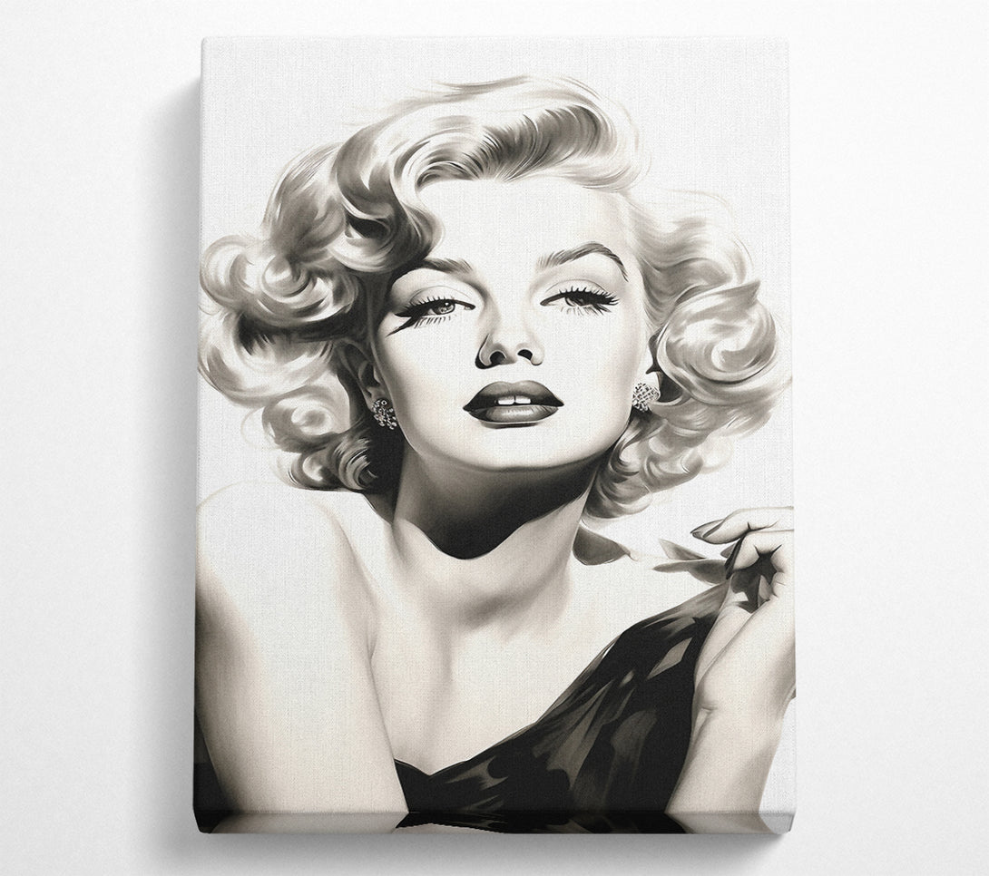  A Canvas Print of Monroe Beauty Canvas Art