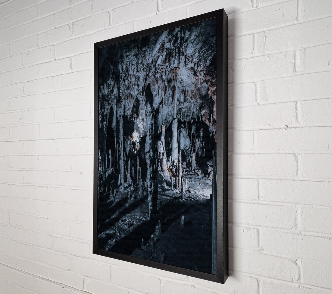  A Canvas Print of Gray Stalactite Forest Canvas Art