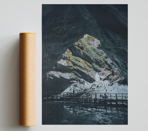 Emerald Cave Entrance Giclee Print