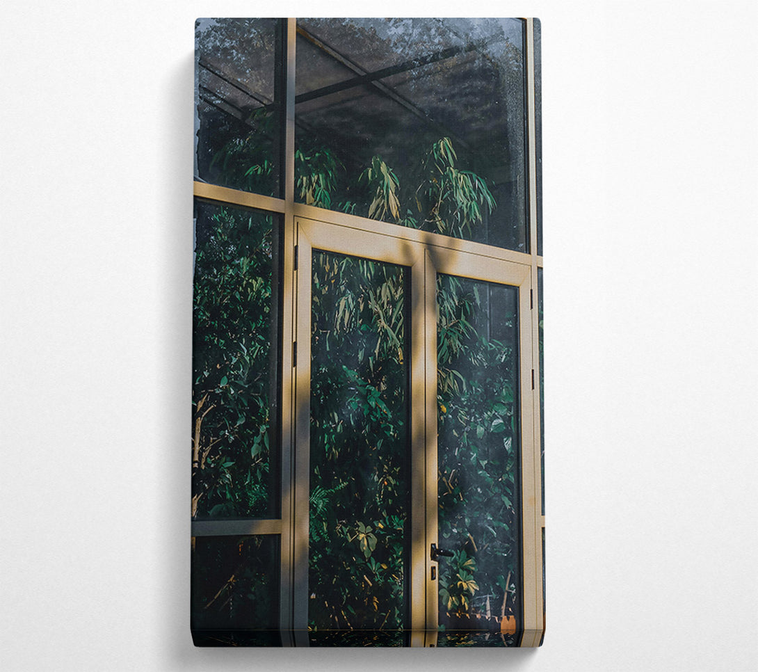  A Canvas Print of Golden Green View Canvas Print