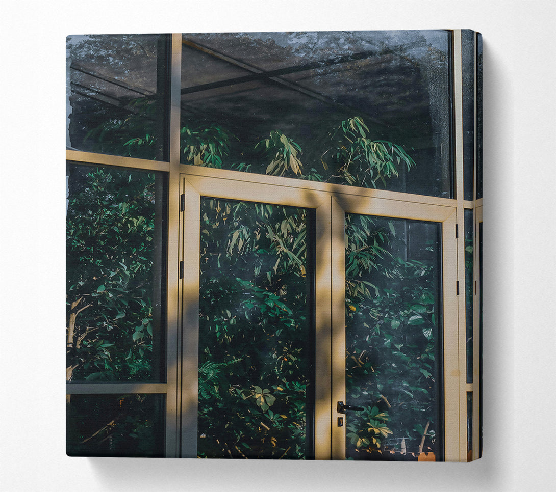  A Canvas Print of Golden Green View Canvas Print