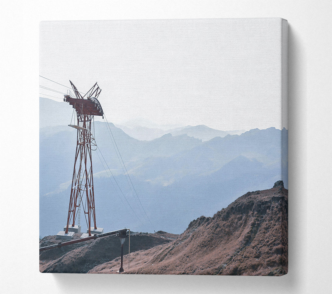  A Canvas Print of Blue Ridge Lift Canvas Art