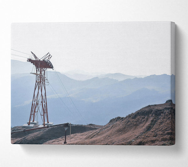  A Canvas Print of Blue Ridge Lift Canvas Art