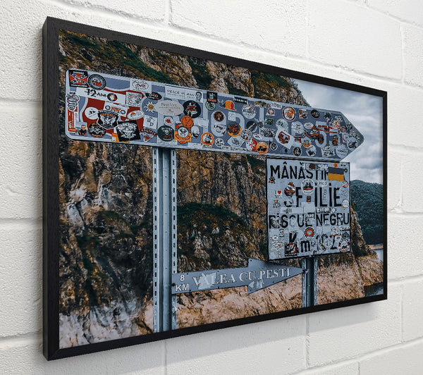 Silver Stickers And Signs