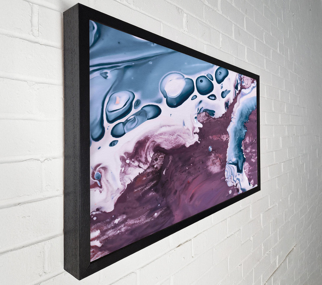  A Canvas Print of Indigo Swirling Dreams Canvas Art