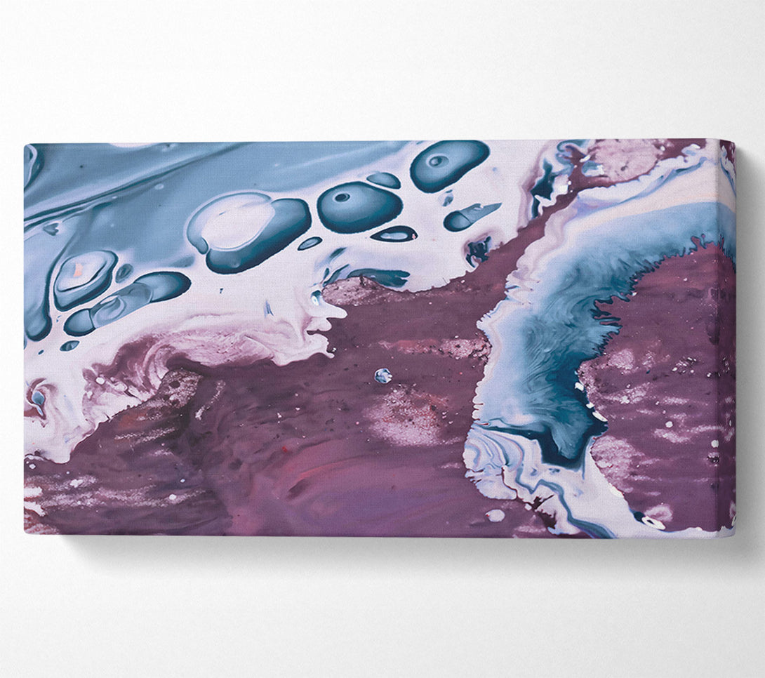 A Canvas Print of Indigo Swirling Dreams Canvas Art