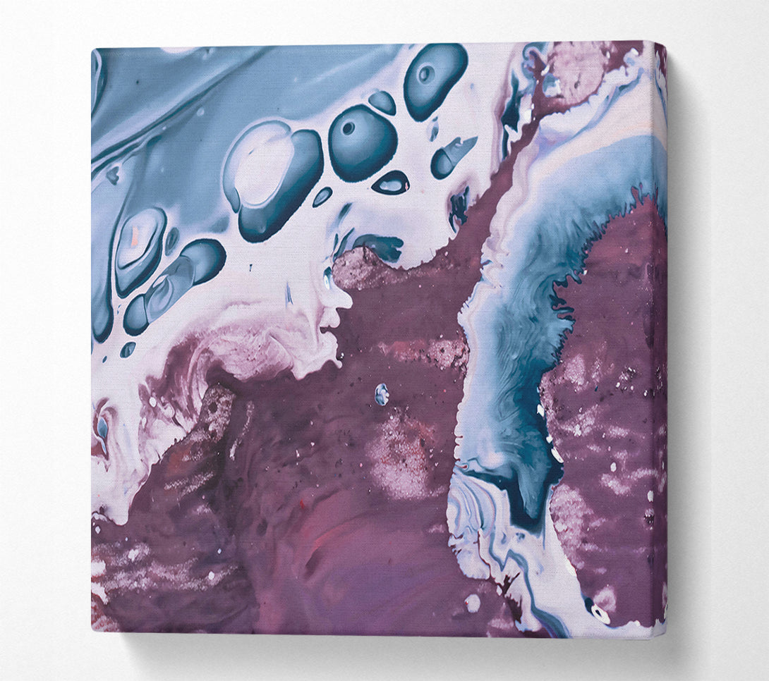  A Canvas Print of Indigo Swirling Dreams Canvas Art