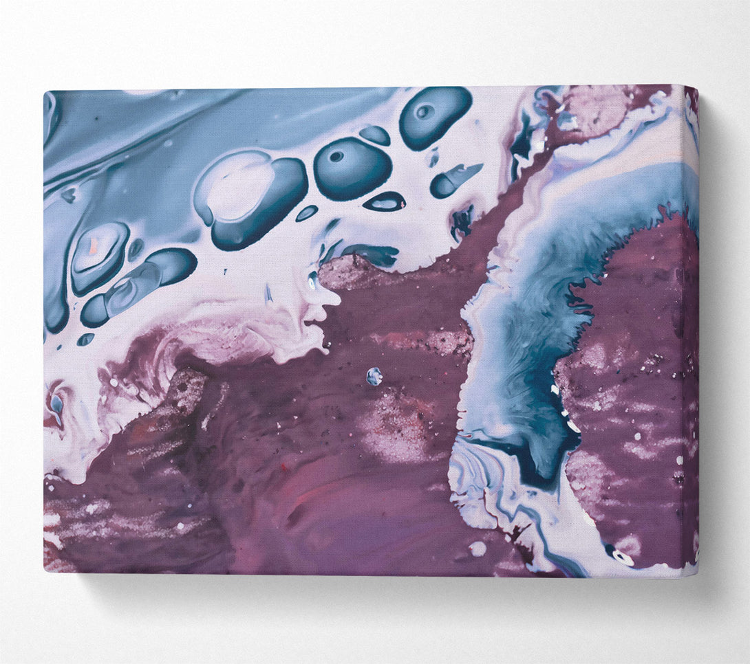  A Canvas Print of Indigo Swirling Dreams Canvas Art