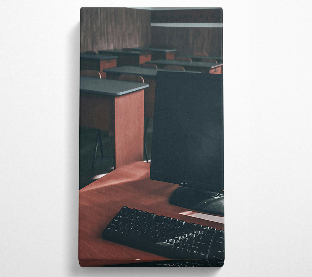  A Canvas Print of Brown Screen Reflections Canvas Print