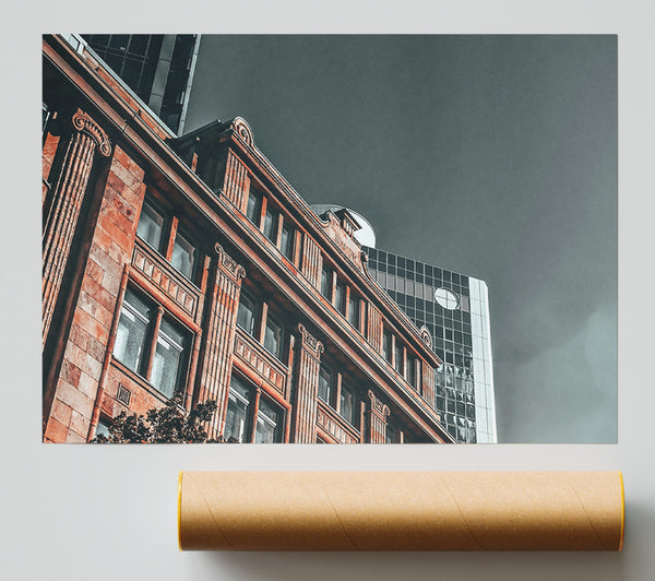 The Brick Facade'S Hues Giclee Print