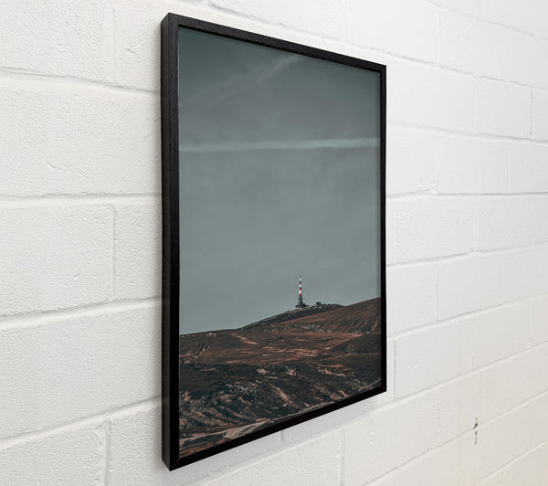 Gray Sky, Red Tower