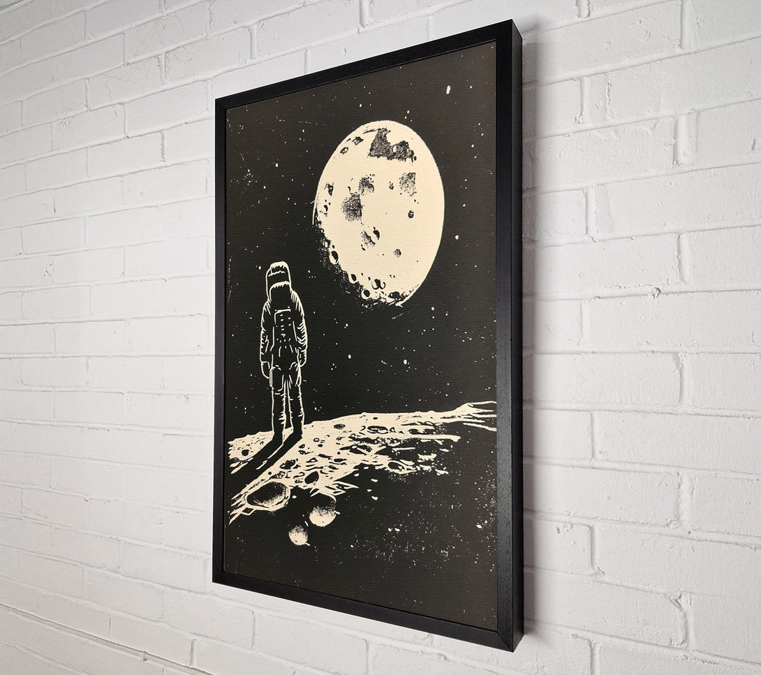  A Canvas Print of Moon Man Canvas Art