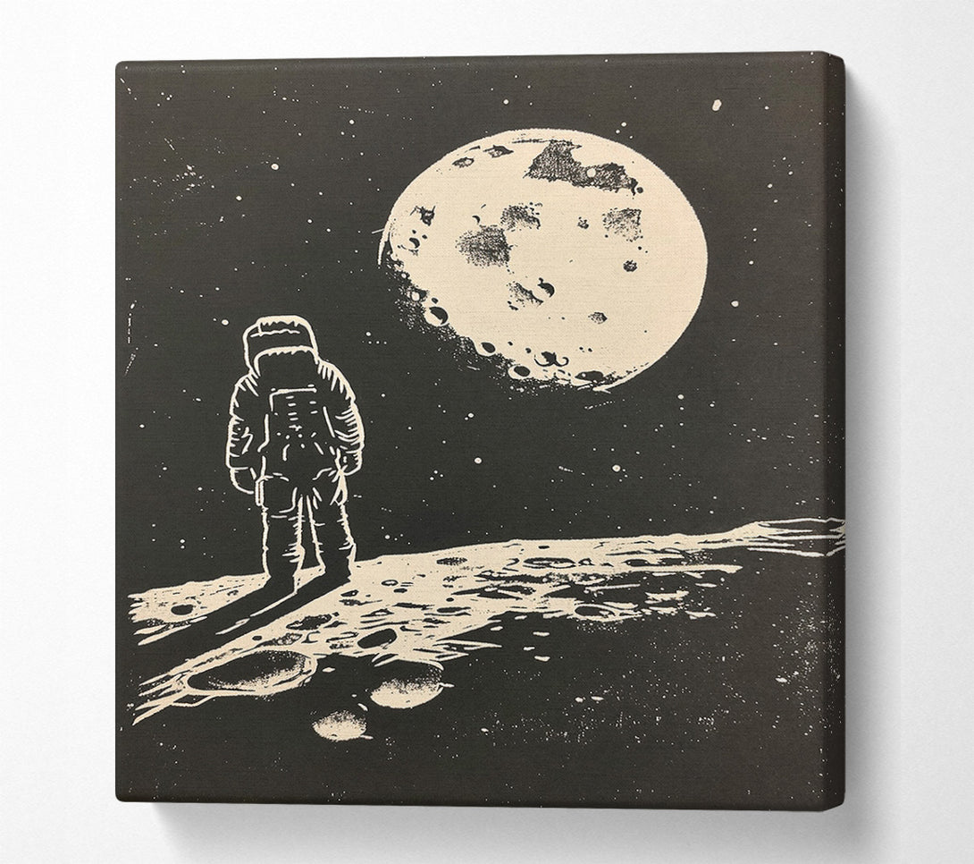  A Canvas Print of Moon Man Canvas Art