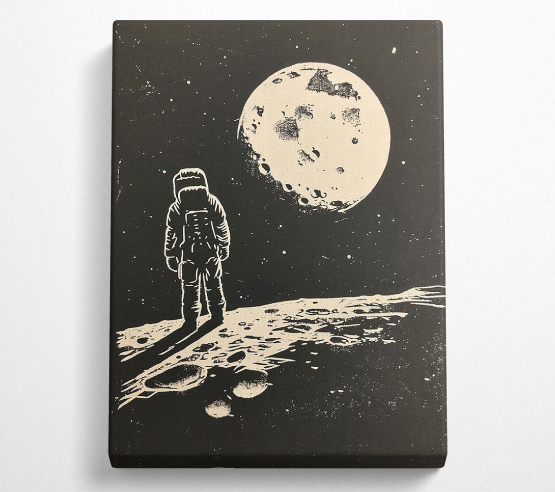  A Canvas Print of Moon Man Canvas Art