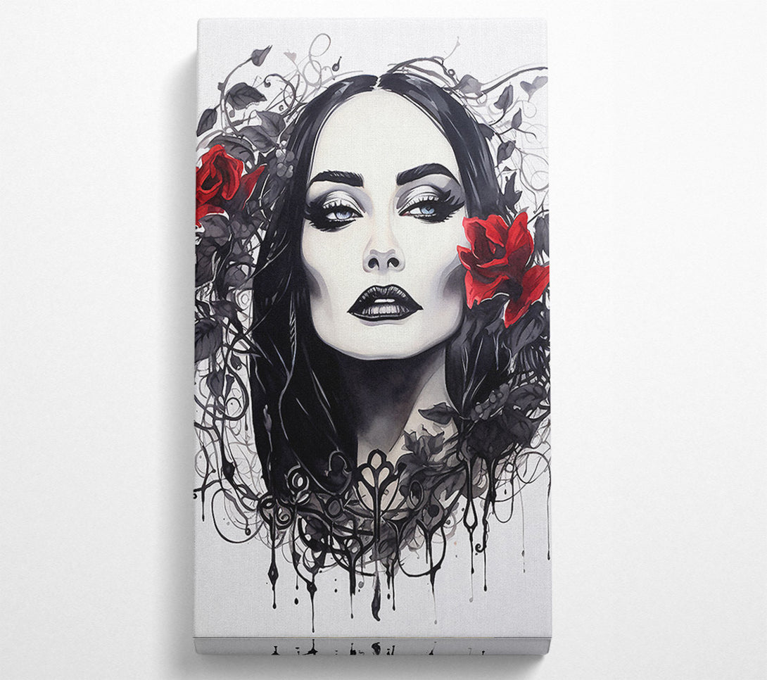  A Canvas Print of Morticia Addams Canvas Art