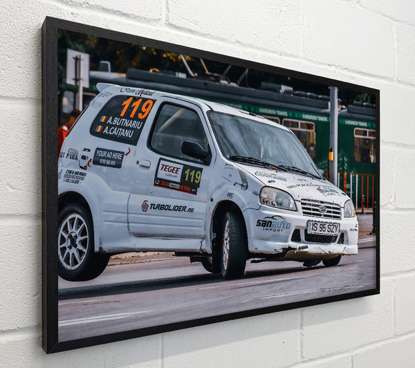 White Rally Car 119