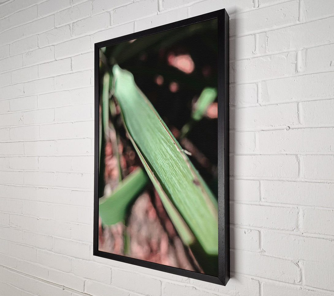  A Canvas Print of Green Leaf Texture Canvas Wall Art