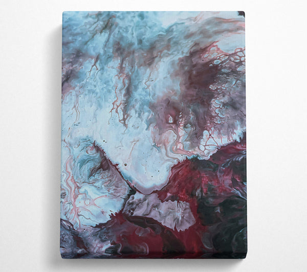  A Canvas Print of Crimson Cloud Swirls Canvas Print