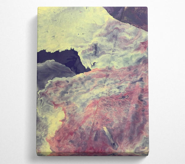  A Canvas Print of Lavender Swirling Dreams Canvas Wall Art