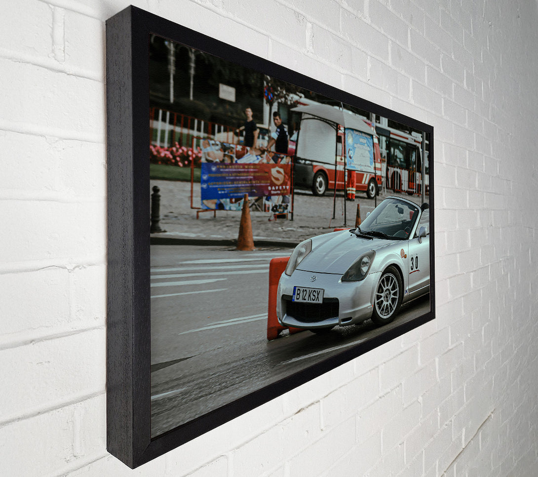  A Canvas Print of Silver City Racer Canvas Wall Art