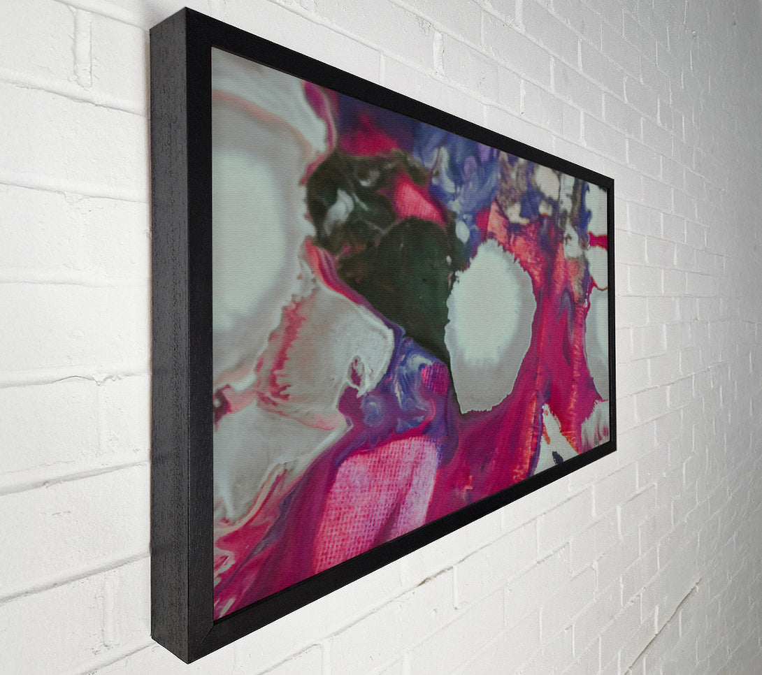  A Canvas Print of Crimson Swirls And Bloom Canvas Print