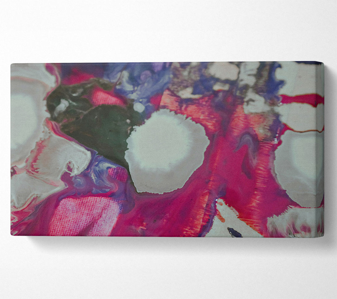  A Canvas Print of Crimson Swirls And Bloom Canvas Print