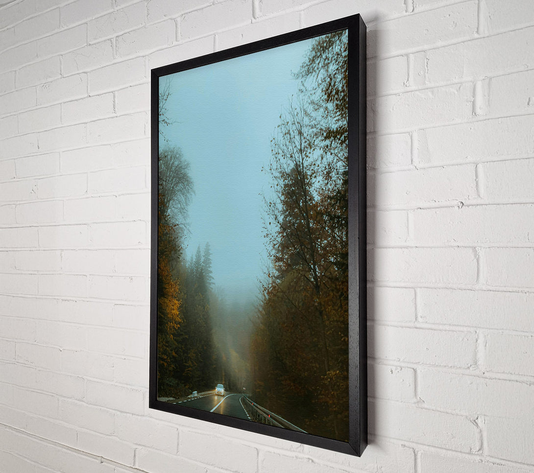  A Canvas Print of Blue Mist Road Trip Canvas Print