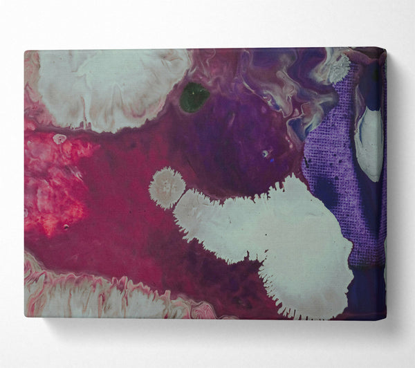  A Canvas Print of Crimson Cloud Swirl Canvas Wall Art