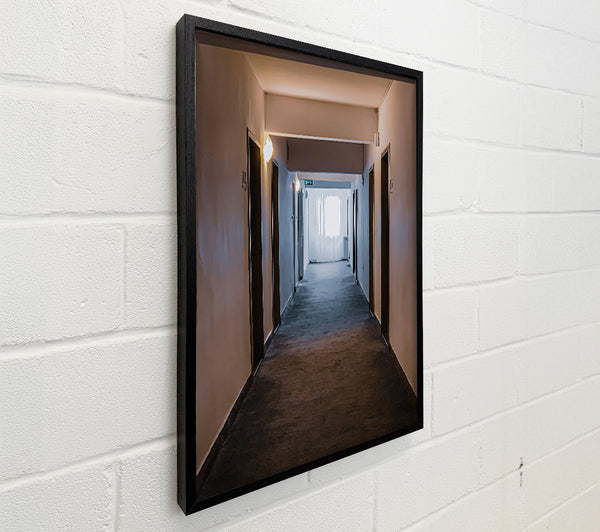 Brown Hallway Light