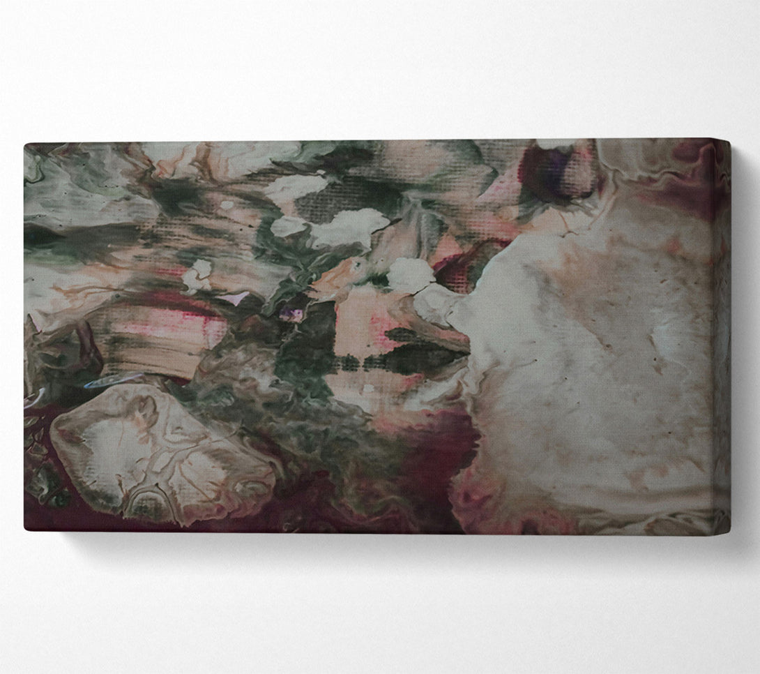  A Canvas Print of Whimsical White Swirls Canvas Print