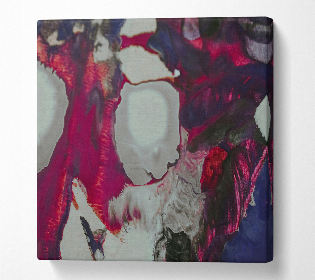  A Canvas Print of Crimson And Grey Dreams Canvas Print