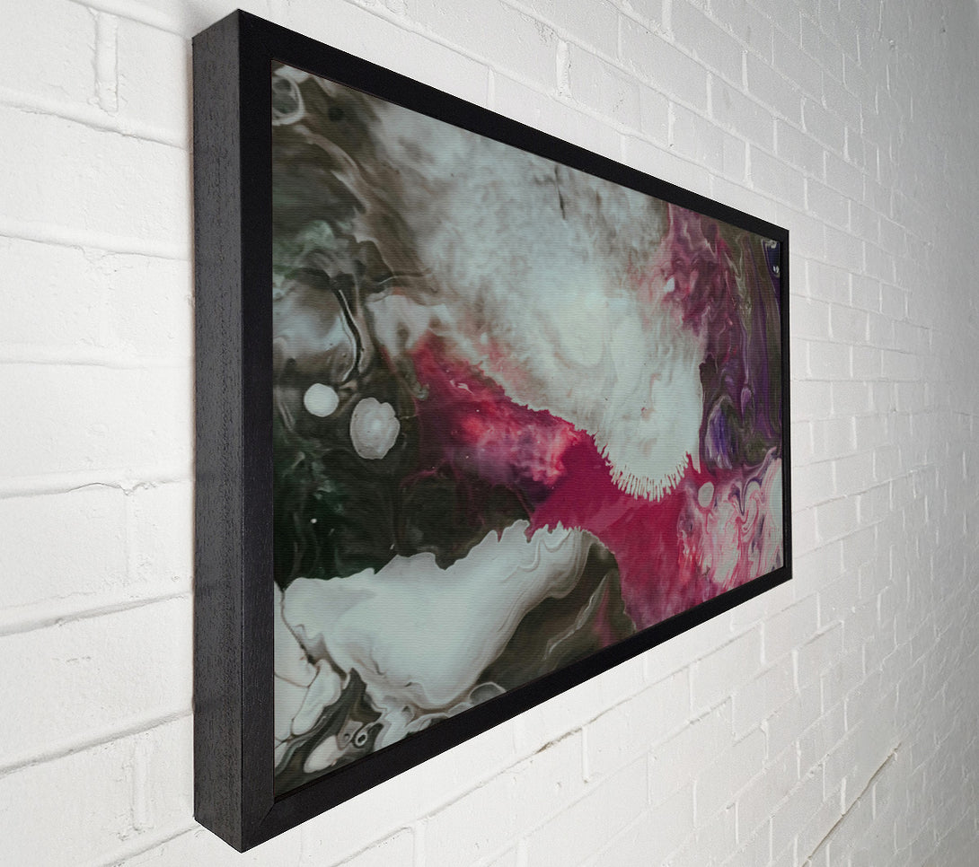  A Canvas Print of Crimson Swirls Of Smoke Canvas Wall Art