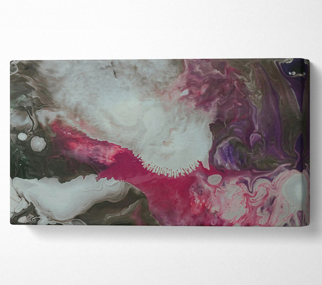  A Canvas Print of Crimson Swirls Of Smoke Canvas Wall Art