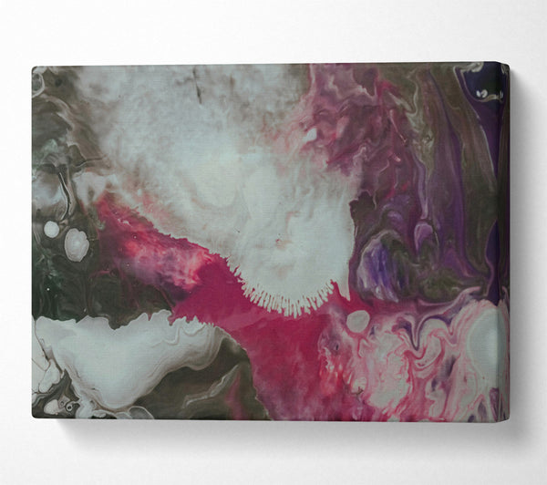  A Canvas Print of Crimson Swirls Of Smoke Canvas Wall Art