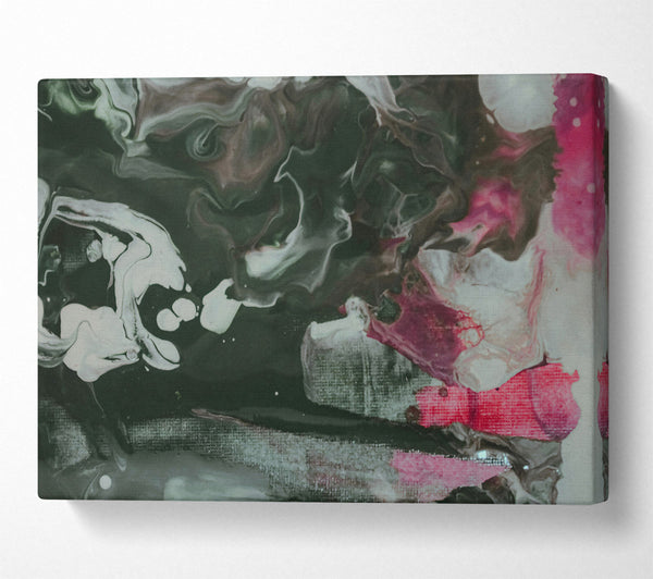  A Canvas Print of Emerald Swirls And Dreams Canvas Print
