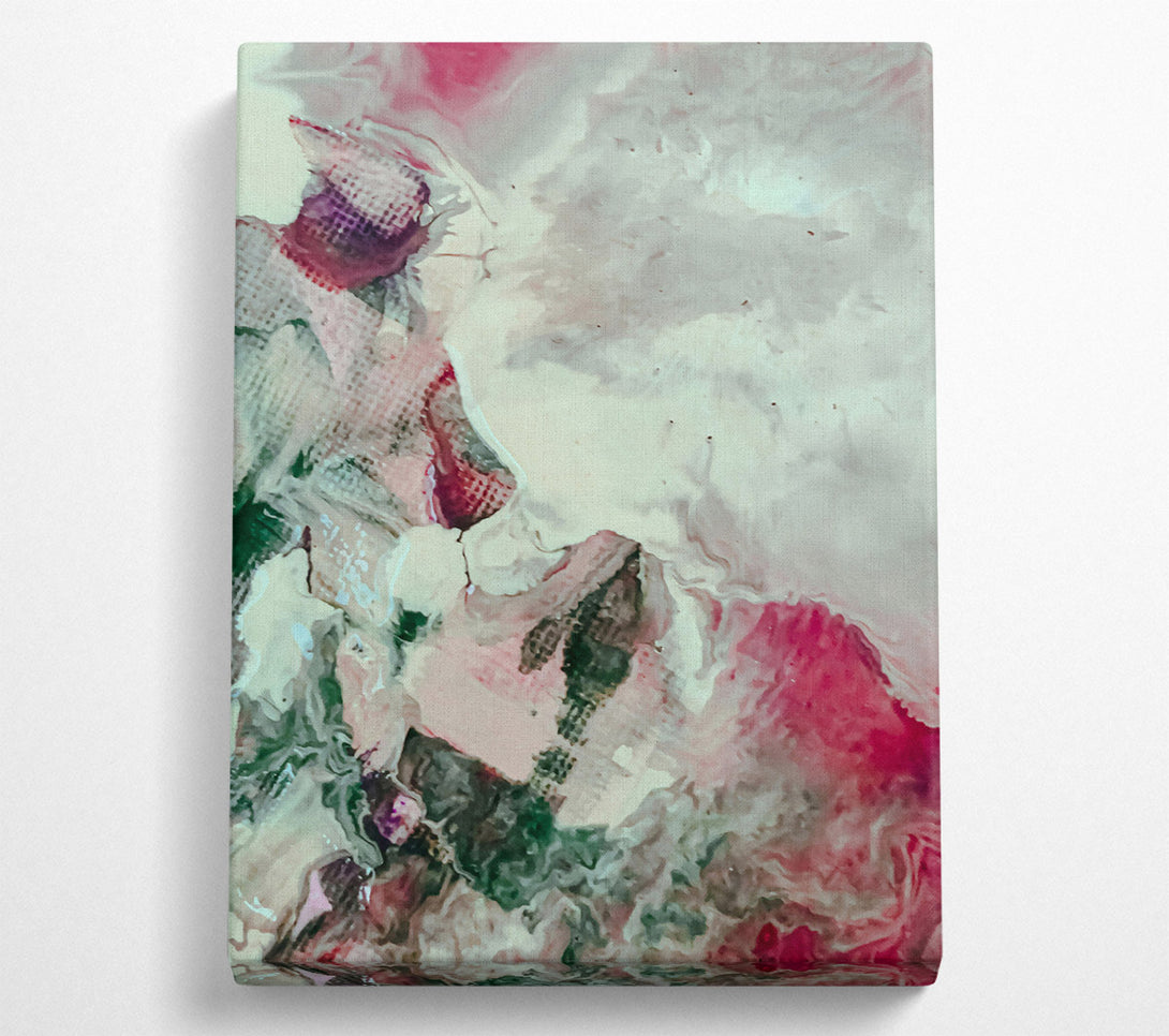  A Canvas Print of Crimson Cloud Swirls Canvas Print