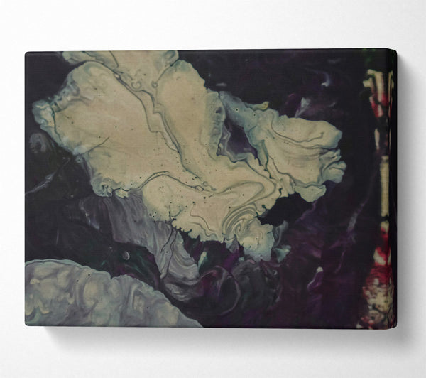  A Canvas Print of The Grey Swirl Canvas Art