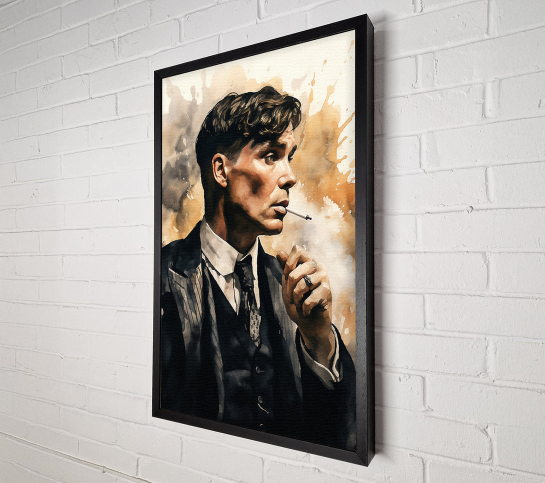  A Canvas Print of Mr Shelby Cigarette Canvas Art
