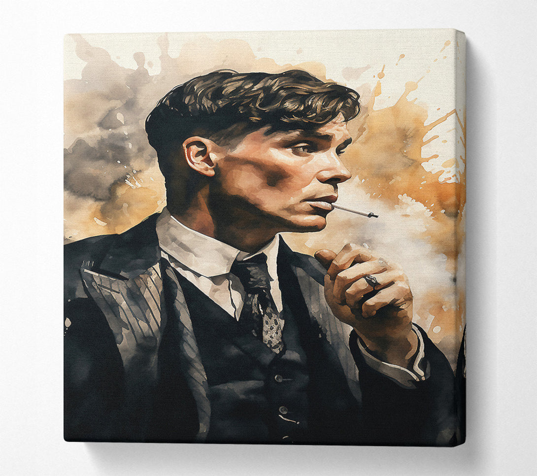  A Canvas Print of Mr Shelby Cigarette Canvas Art