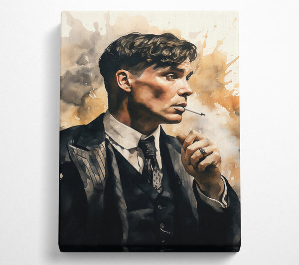  A Canvas Print of Mr Shelby Cigarette Canvas Art