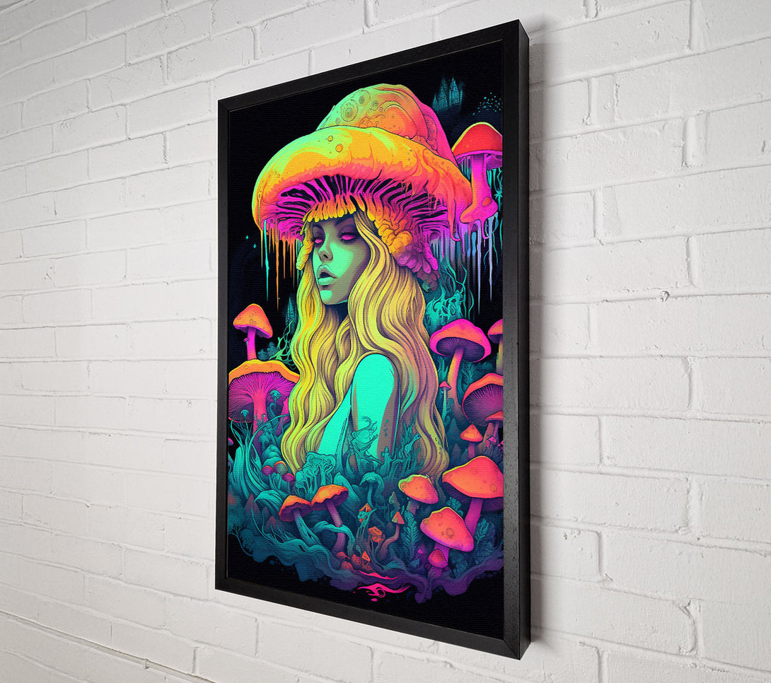  A Canvas Print of Mushroom Acid Canvas Wall Art