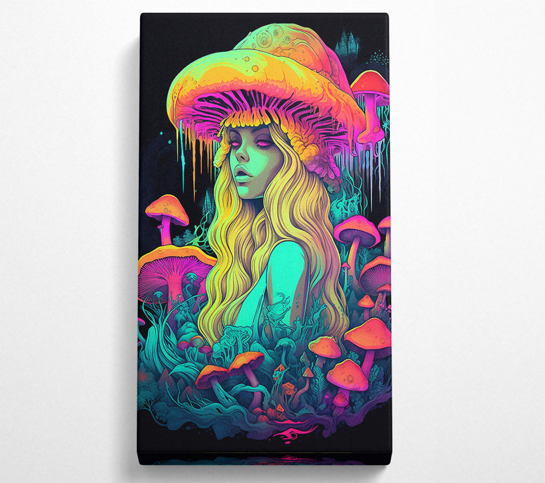  A Canvas Print of Mushroom Acid Canvas Wall Art