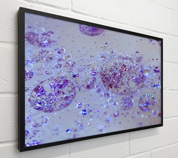 Purple Glitter Bubbles