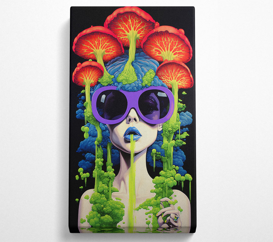  A Canvas Print of Mushroom Vomit Canvas Wall Art