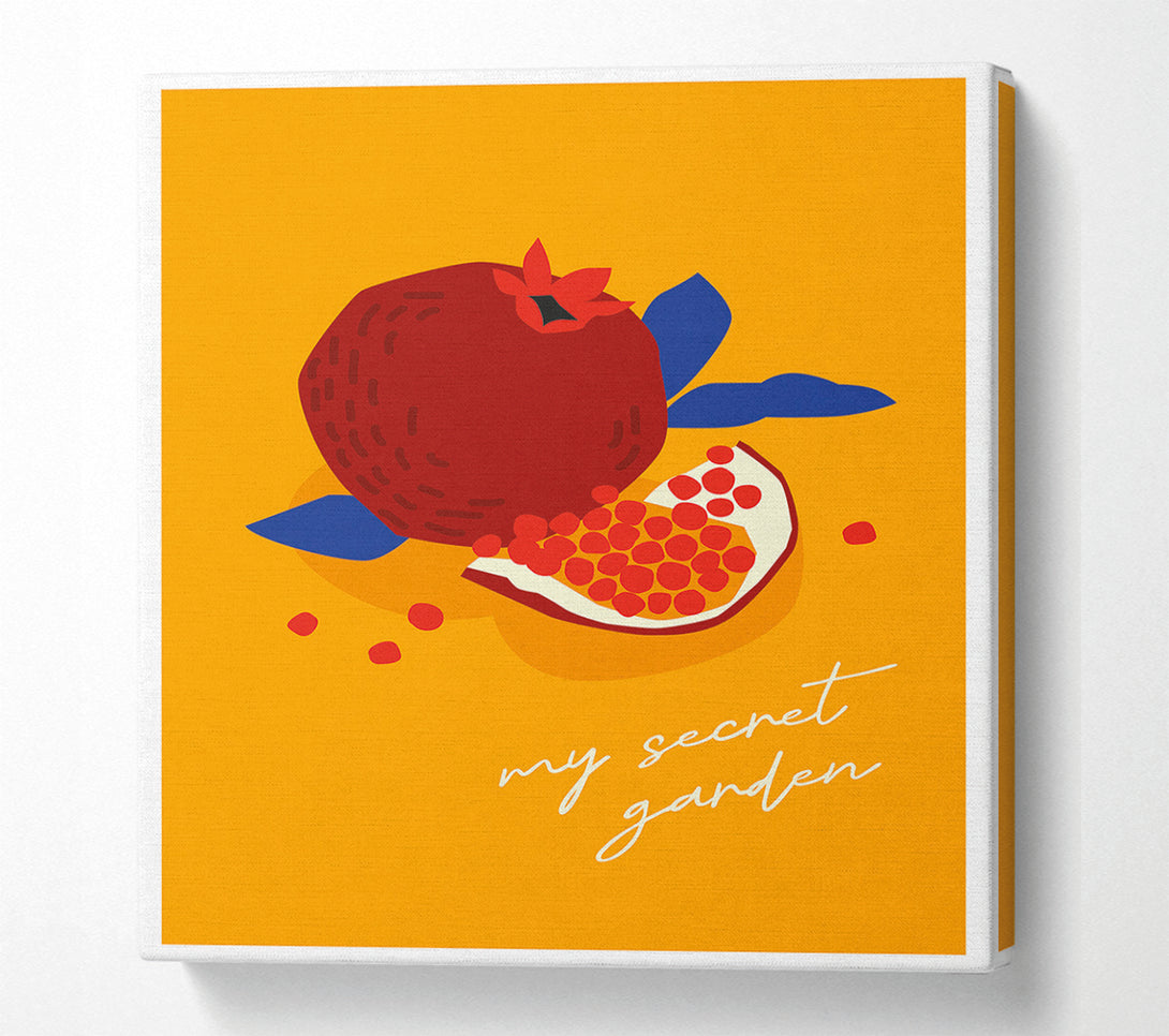  A Canvas Print of My Secret Garden Canvas Print