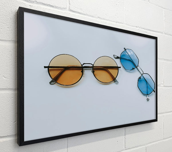 Amber Lens Reflection